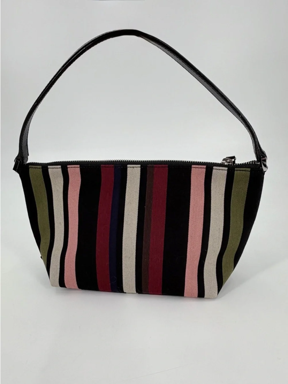 Kate Spade Candy Stripe Mini Bag Pouchette Pouch